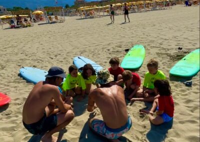 surf kids club versilia campo solare