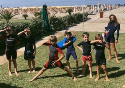 campo solare surf giochi bambini